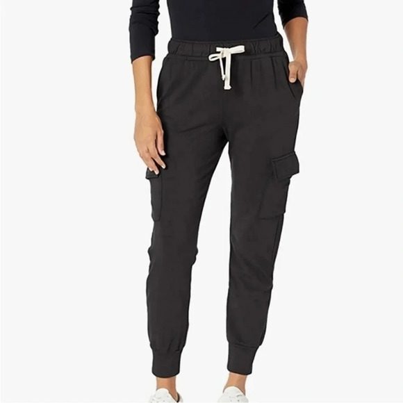 NWT Monrow Super Soft Cargo Joggers in Navy XS - Picture 1 of 11